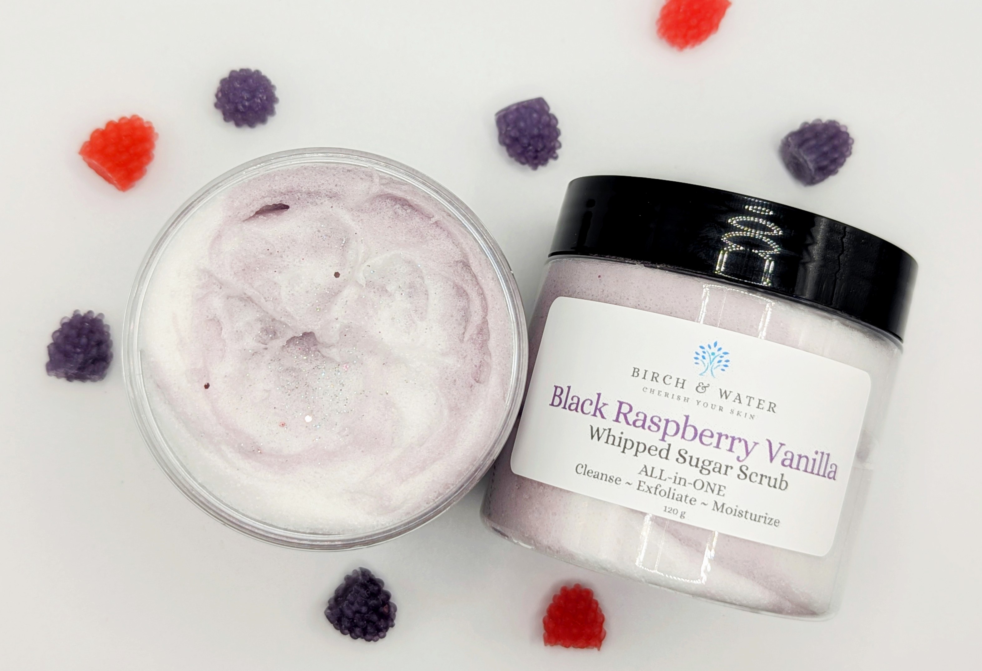 Black Raspberry Vanilla Whipped Sugar Scrub